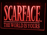 Scarface The World is Yours LED Neon Sign USB - Red - TheLedHeroes