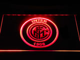 Inter Milan 2 LED Neon Sign USB - Yellow - TheLedHeroes