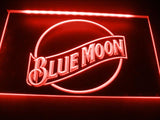 Blue Moon LED Neon Sign USB - Red - TheLedHeroes