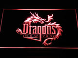 New York Dragons LED Neon Sign Electrical - Red - TheLedHeroes