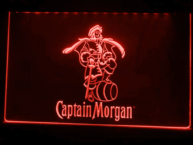 FREE Captain Morgan LED Sign - Red - TheLedHeroes