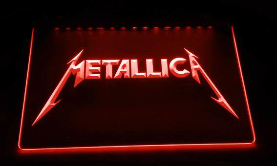 Metallica LED Neon Sign USB - Red - TheLedHeroes