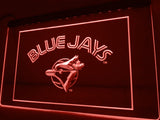Toronto Blue Jays (8) LED Neon Sign Electrical - Red - TheLedHeroes