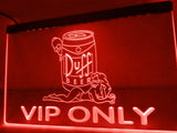 FREE Duff VIP Only (2) LED Sign - Red - TheLedHeroes