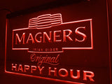 Magners Happy Hour LED Neon Sign USB - Red - TheLedHeroes