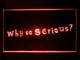 FREE The Joker Why so serious LED Sign - Red - TheLedHeroes