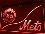 New York Mets (4) LED Neon Sign Electrical - Red - TheLedHeroes