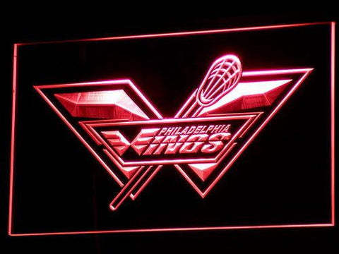 Philadelphia Wings LED Neon Sign Electrical - Red - TheLedHeroes