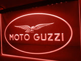 Moto Guzzi Motorcycle LED Neon Sign Electrical - Red - TheLedHeroes