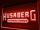 Husaberg Motorcycle Bike LED Neon Sign USB - Red - TheLedHeroes