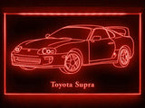 Toyota Supra (2) LED Neon Sign Electrical - Red - TheLedHeroes