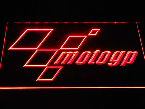 MotoGP LED Neon Sign USB - Red - TheLedHeroes