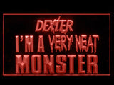 Dexter Morgan Neat Monster LED Neon Sign USB - Red - TheLedHeroes