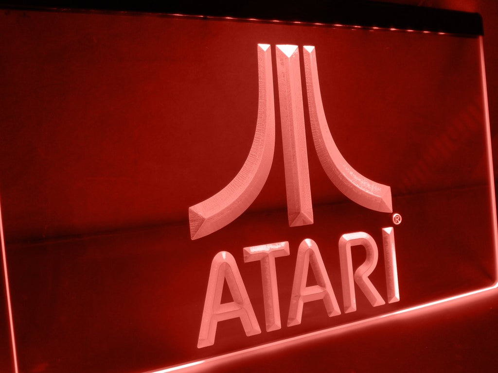 Atari Game PC Logo Gift Display LED Neon Sign Electrical - Red - TheLedHeroes