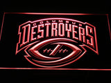 Columbus Destroyers  LED Sign - Red - TheLedHeroes