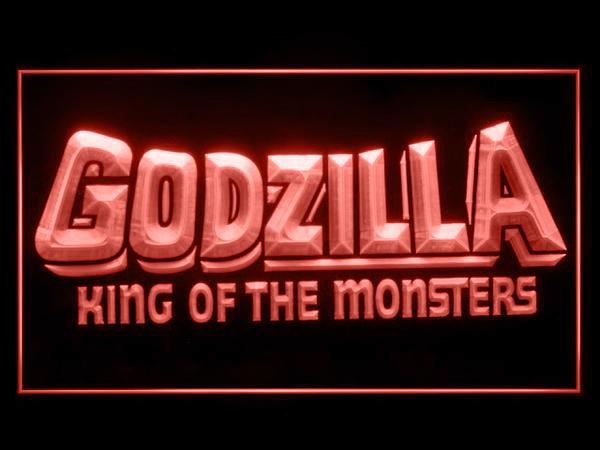 Godzilla King of the Monsters 2 LED Neon Sign USB - Red - TheLedHeroes