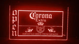 Corona Extra Open LED Neon Sign Electrical - Red - TheLedHeroes