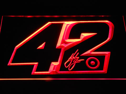 FREE Kyle Larson LED Sign - Red - TheLedHeroes