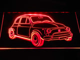 Fiat 500 LED Neon Sign Electrical - Red - TheLedHeroes