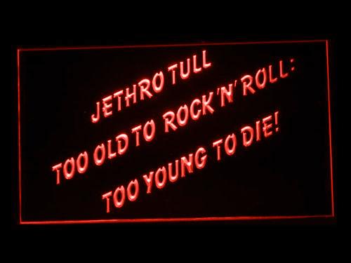 Jethro Tull (2) LED Neon Sign USB - Red - TheLedHeroes