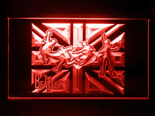 The Beatles England Jump LED Neon Sign Electrical - Red - TheLedHeroes
