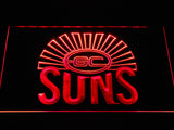 Gold Coast Football Club LED Neon Sign Electrical - Red - TheLedHeroes
