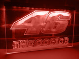 FREE Valentino Rossi The Doctor 46 LED Sign - Red - TheLedHeroes