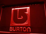 Burton Snowboarding LED Neon Sign USB - Red - TheLedHeroes