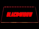 Black Widow LED Neon Sign USB - Red - TheLedHeroes