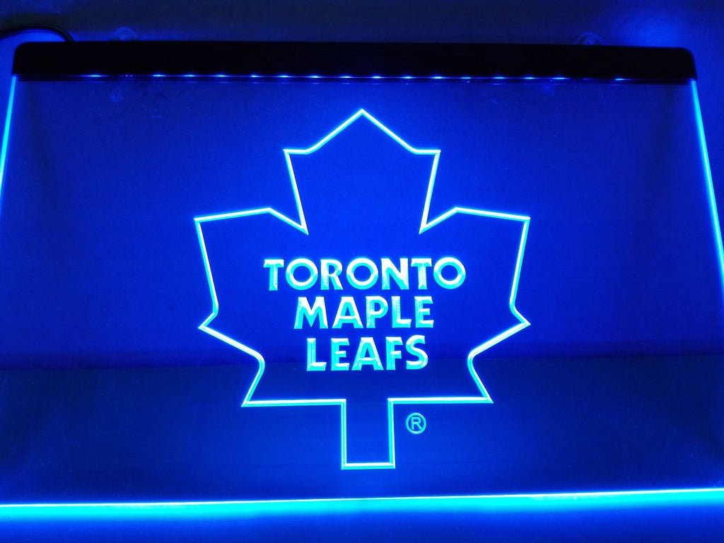 Toronto Maple Leafs LED Neon Sign USB - Blue - TheLedHeroes