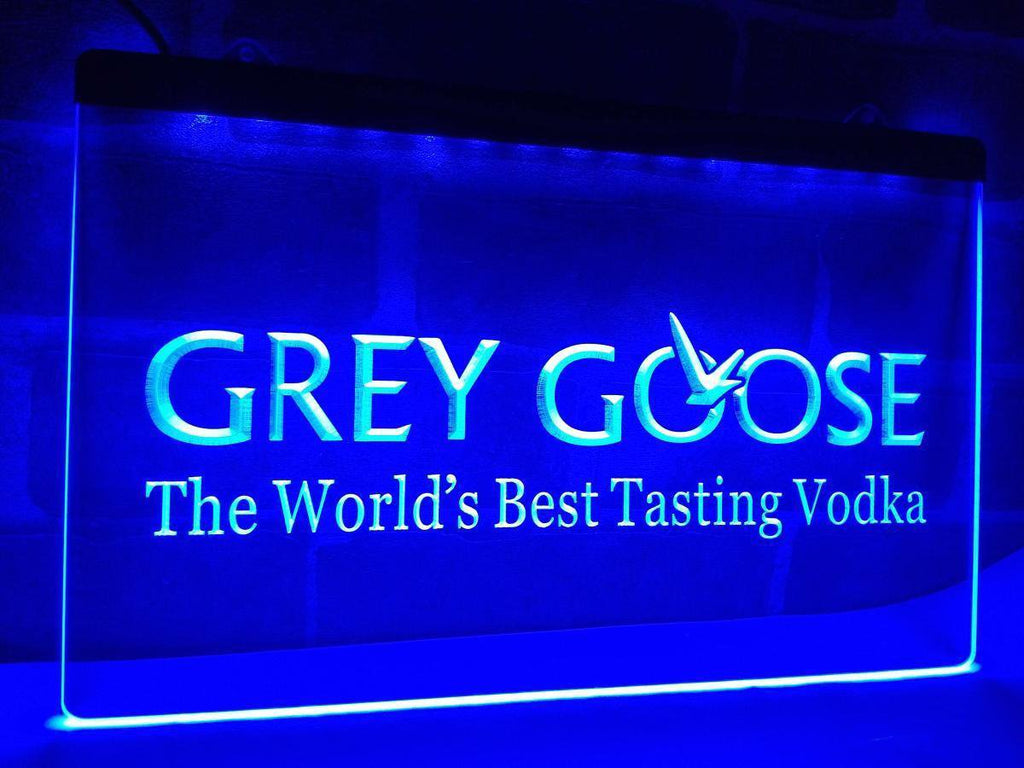 Grey Goose Vodka LED Neon Sign Electrical - Blue - TheLedHeroes