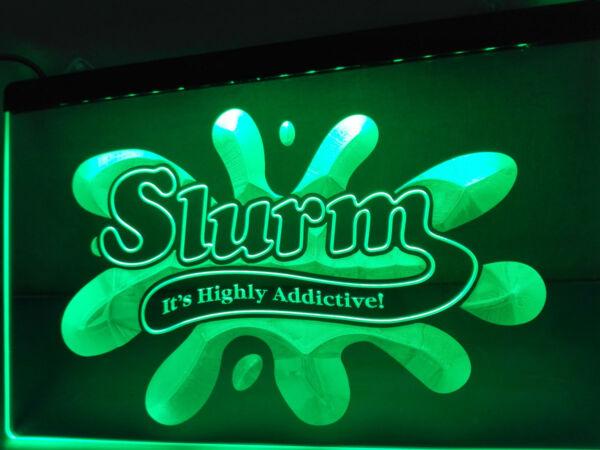 Futurama Slurm LED Neon Sign USB - Green - TheLedHeroes
