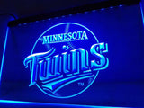 Minnesota Twins LED Neon Sign USB - Blue - TheLedHeroes