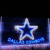 Dallas Cowboys Star Dual Color Led Sign -  - TheLedHeroes