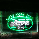 New York Jets Dual Color Led Sign -  - TheLedHeroes