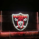 Oakland Raiders Dual Color Led Sign -  - TheLedHeroes