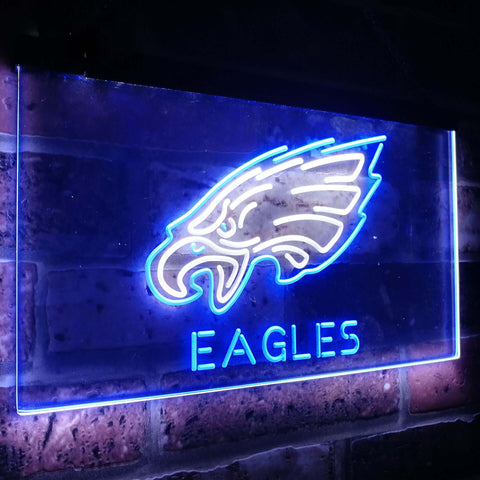 Philadelphia Eagles Dual Color Led Sign - Normal Size (12x8.5in) - TheLedHeroes