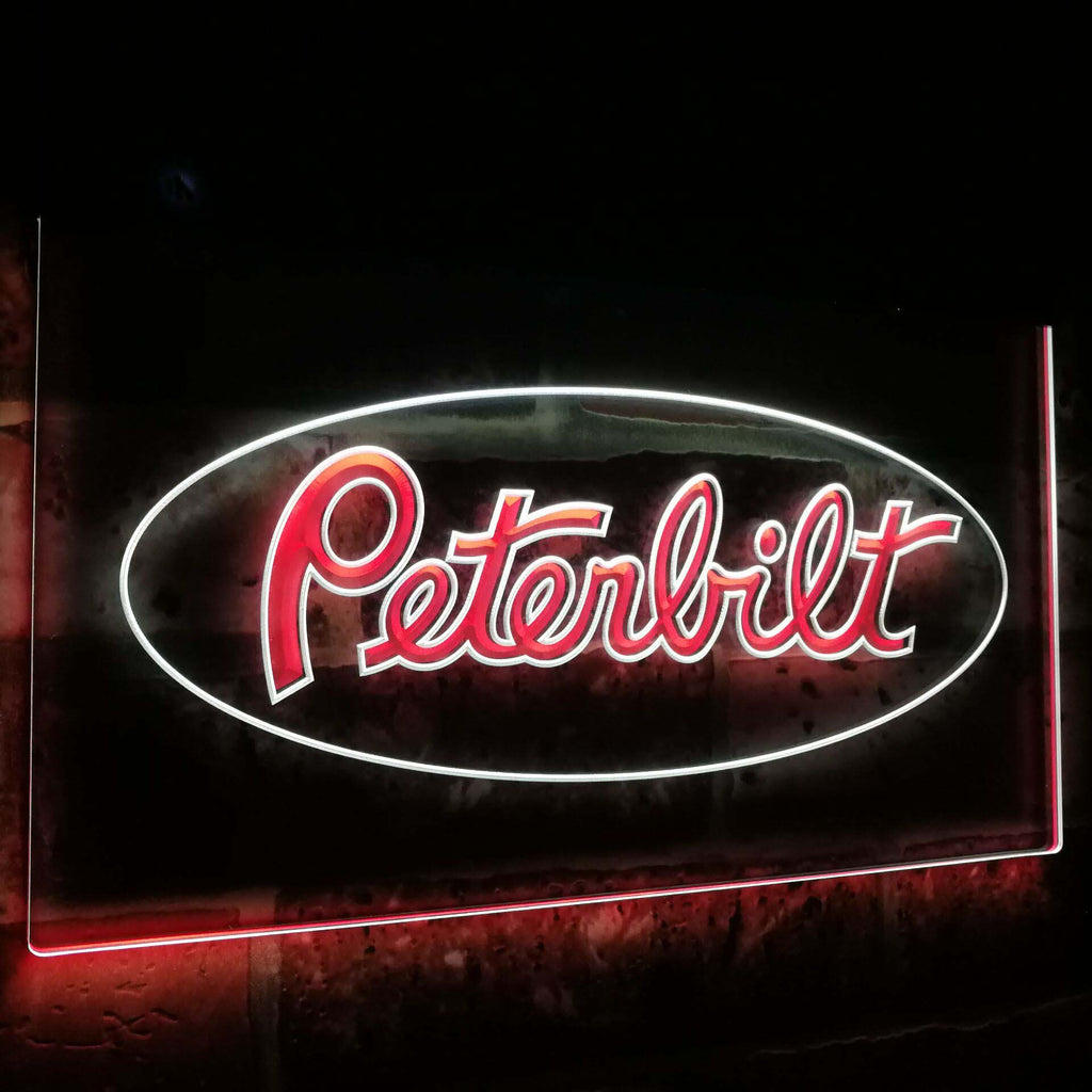 Peterbilt 2 Dual Color Led Sign - Normal Size (12x8.5in) - TheLedHeroes