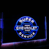 Chevrolet Super Service Dual Color Led Sign - Normal Size (12x8.5in) - TheLedHeroes