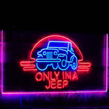 Only in a Jeep 2 Dual Color Led Sign -  - TheLedHeroes