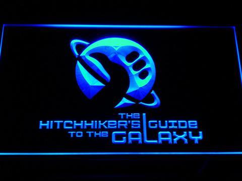 The Hitchhiker's Guide To The Galaxy (2) LED Neon Sign USB - Blue - TheLedHeroes