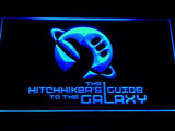 The Hitchhiker's Guide To The Galaxy (2) LED Neon Sign USB - Blue - TheLedHeroes