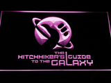 The Hitchhiker's Guide To The Galaxy (2) LED Neon Sign USB - Purple - TheLedHeroes