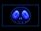 FREE the World God Only Knows Skull LED Sign - Blue - TheLedHeroes