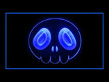 the World God Only Knows Skull LED Neon Sign Electrical - Blue - TheLedHeroes