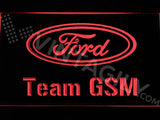 Ford Team GSM LED Neon Sign Electrical - Red - TheLedHeroes