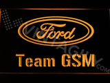 Ford Team GSM LED Neon Sign USB - Orange - TheLedHeroes