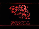 Scania 2 LED Neon Sign Electrical - Red - TheLedHeroes