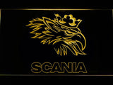 Scania 2 LED Neon Sign Electrical - Yellow - TheLedHeroes
