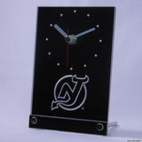 New Jersey Devils Desk LED Clock -  - TheLedHeroes